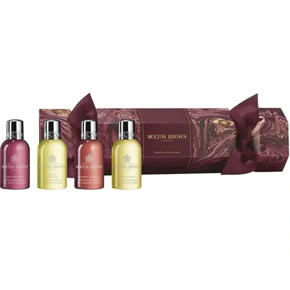 Molton Brown Floral & Spicy Christmas Cracker Body Wash Gift Set - Picture 1 of 5